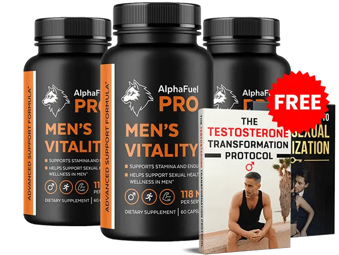 AlphaFuel Pro Natural Male Vitality Supplement